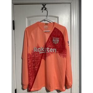 Lionel Messi Futbol Club‎ Barcelona Soccer Ratuten Pink Jersey & Shorts Set Sz S